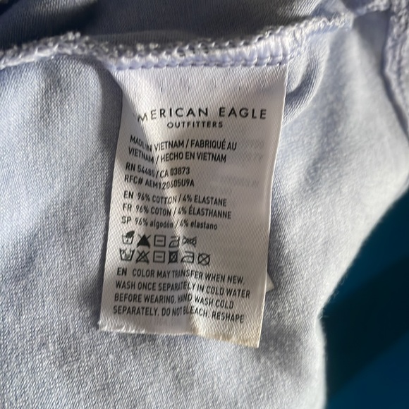 Blue Tank Top American Eagle Size Medium - Picture 5 of 7